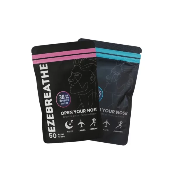MisPackaged - Clearance Product Image Ezebreathe Mispackaged Clearance – 50 Black Nasal Strips